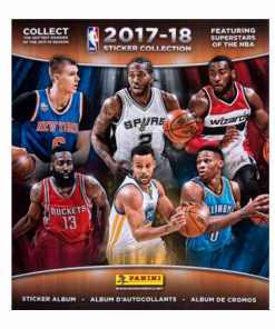 Pack Álbum NBA Sticker Collection 2017-18 + 7 Sobres